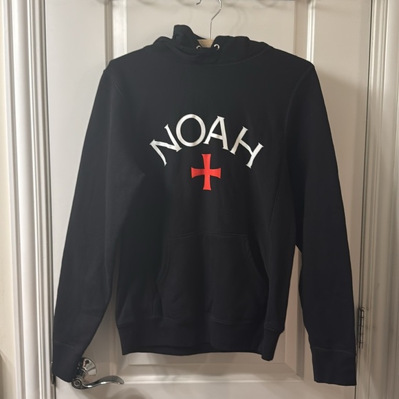 Noah NYC Core Logo Hoodie in Black (Small) - Picture 4 of 12